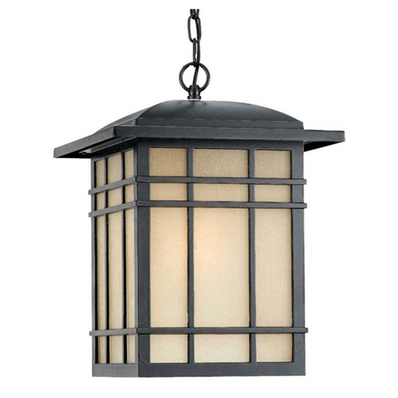 Hillcrest 1-Light Outdoor Hanging Lantern in Imperial Bronze