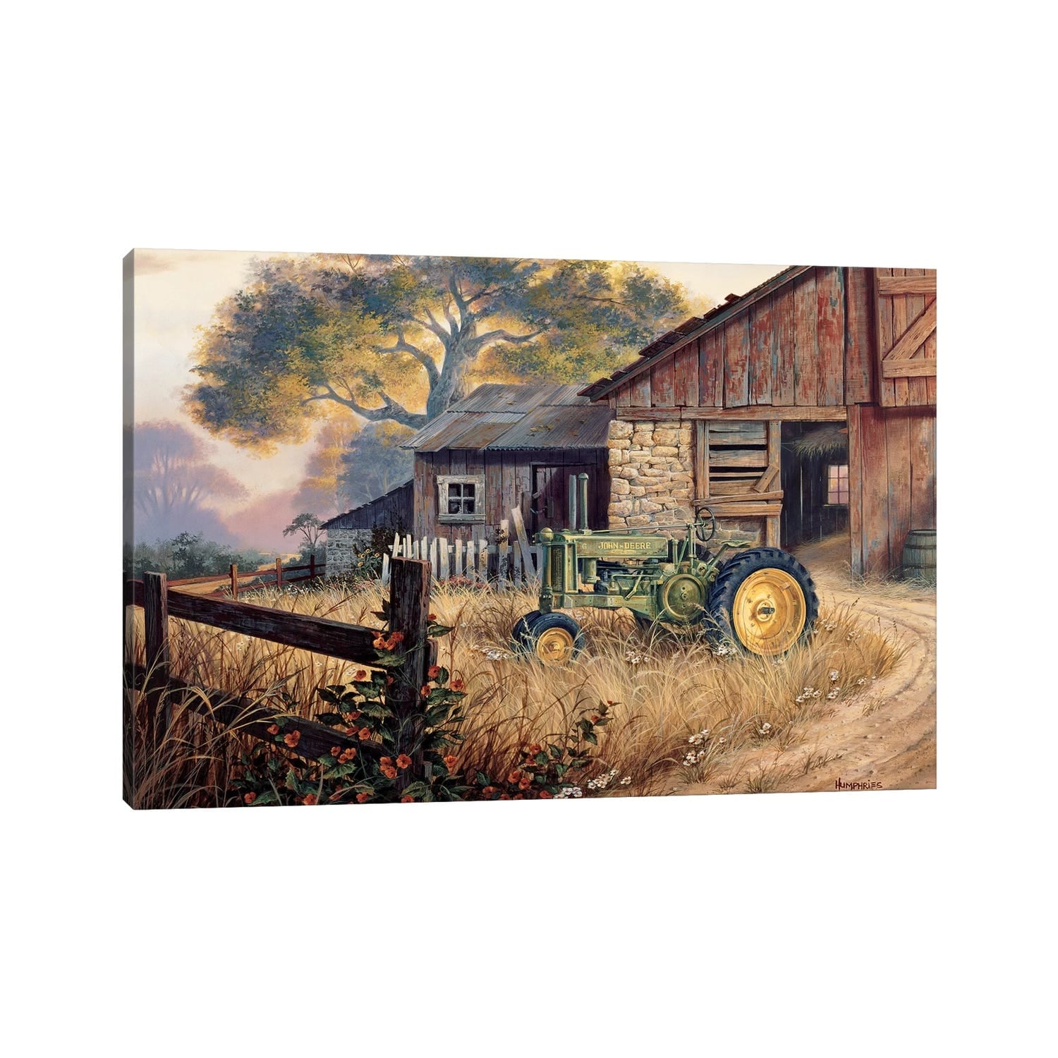 iCanvas "Deere Country" by Michael Humphries Canvas Print
