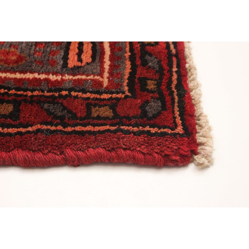 ECARPETGALLERY Hand-knotted Andelz Red Wool Rug - 4'7 x 7'9