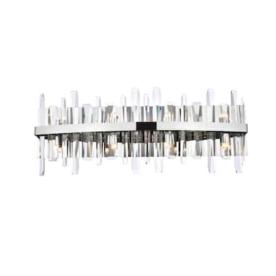 Indigo Home 30 inch crystal bath sconce