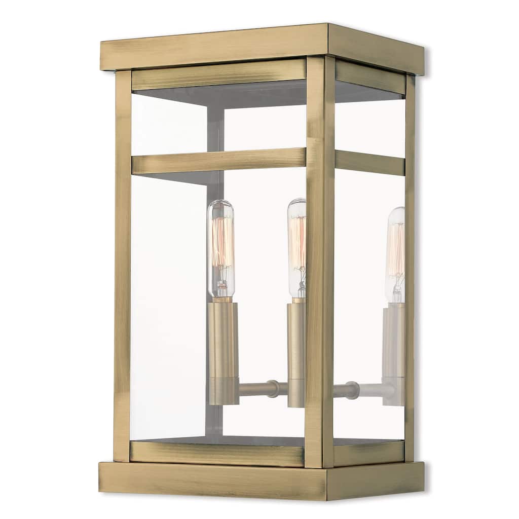 Livex Lighting Hopewell 2 Light 12-3/4" Tall Outdoor Wall Sconce with