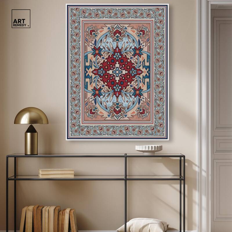Ornamental bloom Canvas by Art Remedy