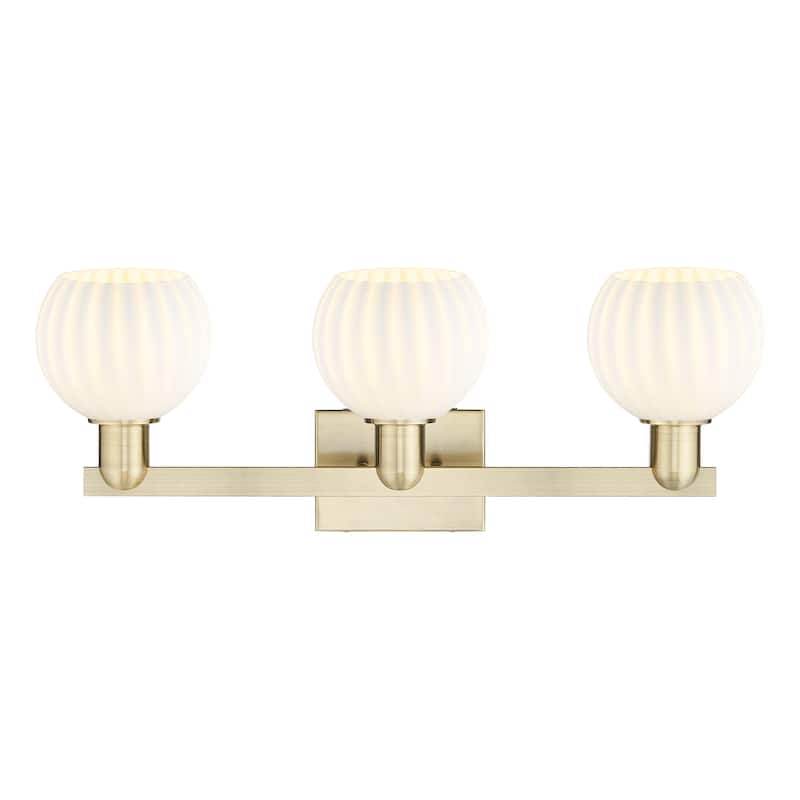 Innovations Lighting Endless Possibilities Arcadia - White Venetian - 3 Light 25" Bath Vanity Light