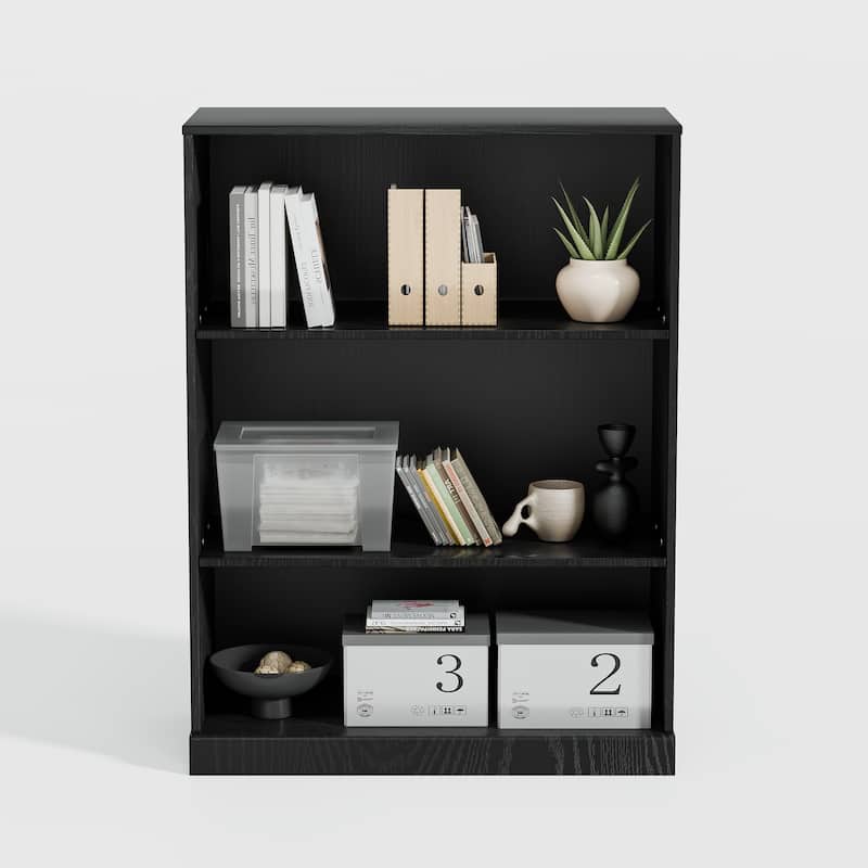 Doorless Wood Bookshelf Storage Cabinet Bookcase&Office Cabinet for Kitchen Bedroom Entryway Living Room Dinning Room