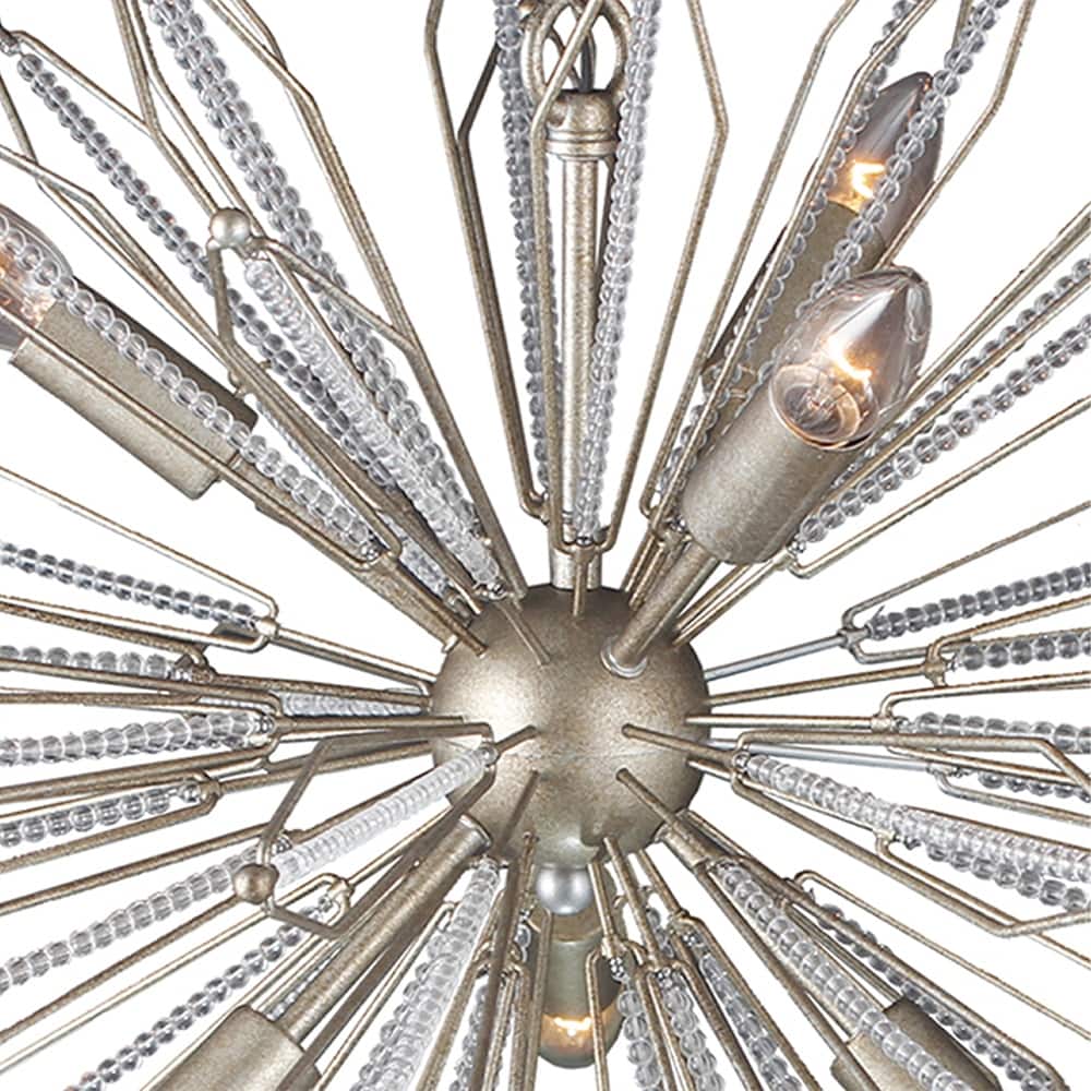 Cutright 6 - Light Sputnik Sphere Chandelier with Crystal Accents ...