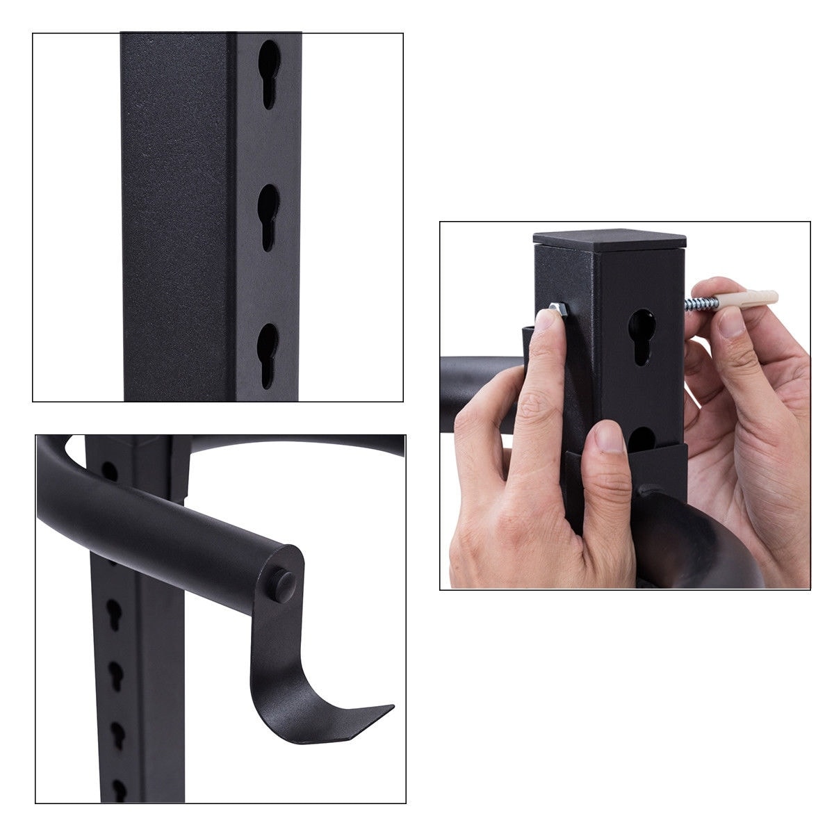 Costway Freestanding Gravity Bike Stand Two Bicycles Rack For Storage 30 L x 19 D x 79 H
