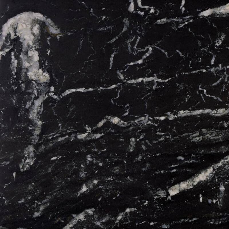 SAFAVIEH Couture Eftenia Tall Square Marble Accent Table - 21 In W x 21 In D x 16 In H - 21"W x 21"D x 16"H