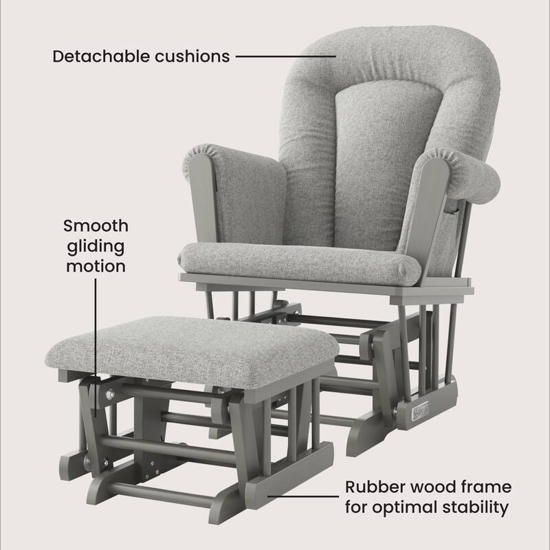 Child Craft Tranquil Glider Rocker and Ottoman Set