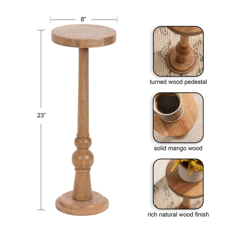 Kate and Laurel Wegner Wooden Drink Table
