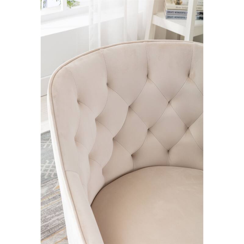 Swivel Shell Chair for Living Room/ Modern Leisure office Chair