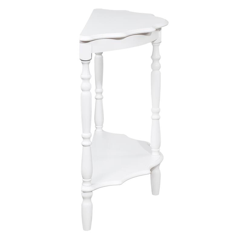 Retro Circular Curved Half-Moon Console Table