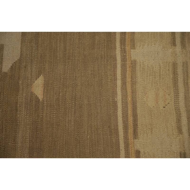 Hand Woven Oriental 100% Wool Carpet Southwestern Tribal Multi-Colored Kilim Area Rug - 9' 0'' X 5' 11''