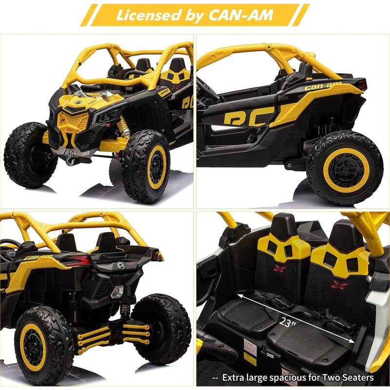 24V Batteries 2 Seats Ride on UTV with Remote Control for Kids