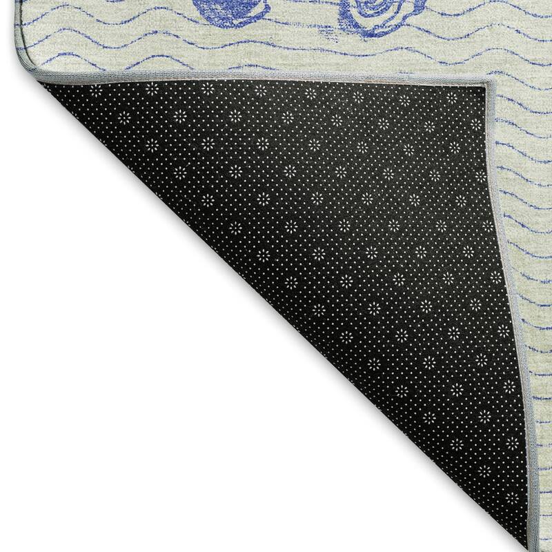 Premium Washable Super Soft Coastal Seahorse Mayfield Rug