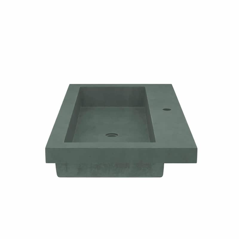 Native Trails Trough 36" NativeStone Drop In Bathroom Sink with 1 Hole