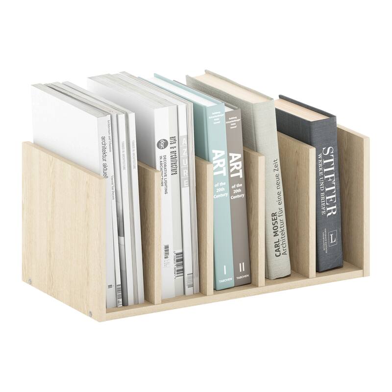 Furinno Hermite Home Office Supplies Desktop Bookshelf Storage Organizer, Espresso