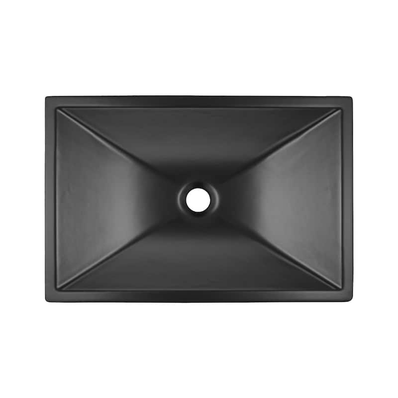 Amara Fireclay Dual Mount Bathroom Sink - 20" x 14" x 4.75"