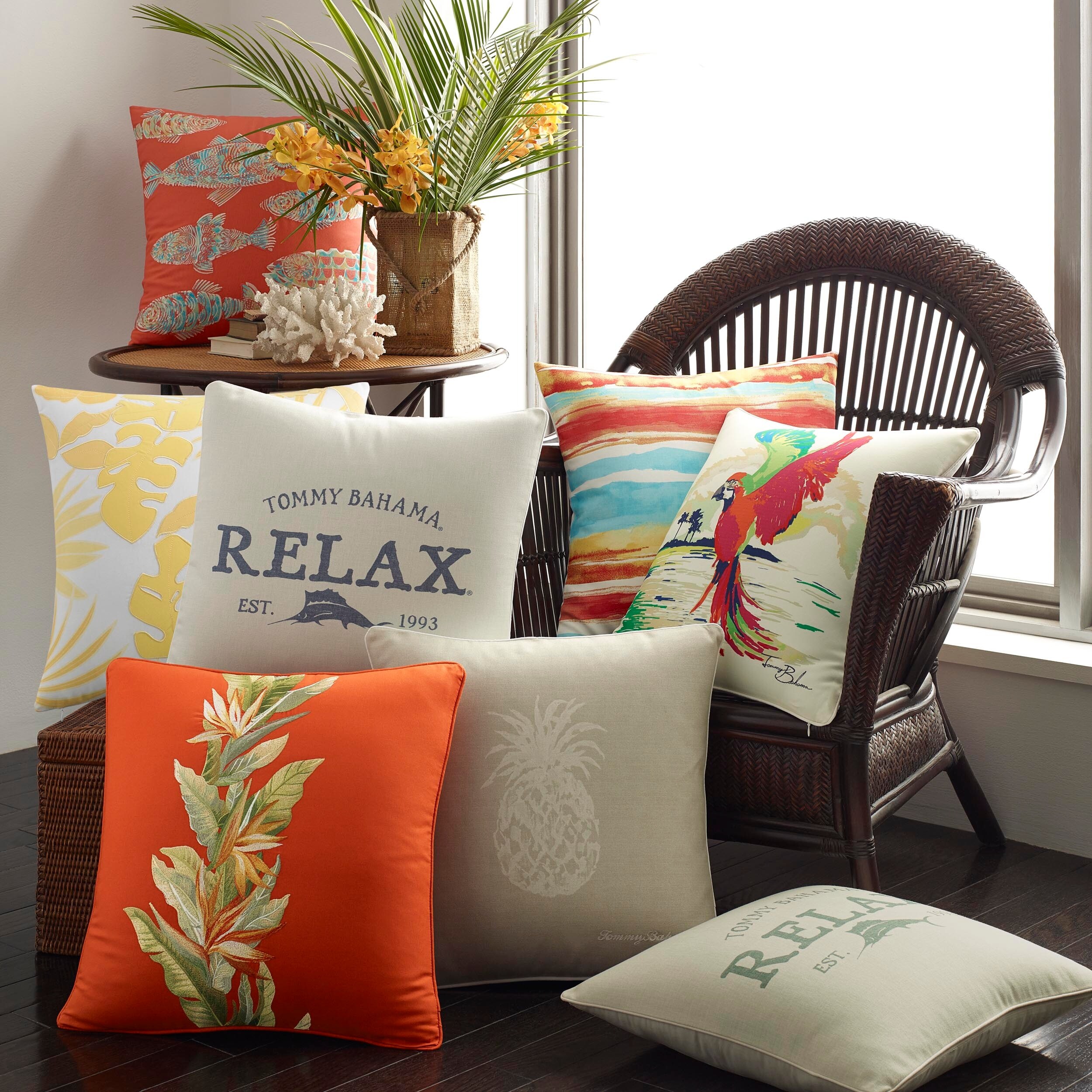 Tommy bahama decorative pillows outlet
