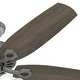 preview thumbnail 5 of 14, Hunter 52" Builder Plus Ceiling Fan with 3-Light LED Light Kit and Pull Chain - Traditional - Casual - Farmhouse - Top Rated!