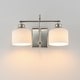 preview thumbnail 6 of 8, Maxim 21492WT Bisque 2 Light 10" Tall Wall Sconce