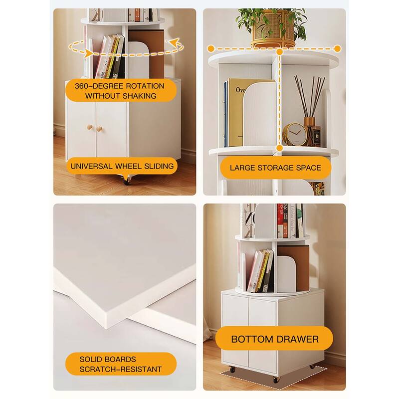 Rotating Bookshelf