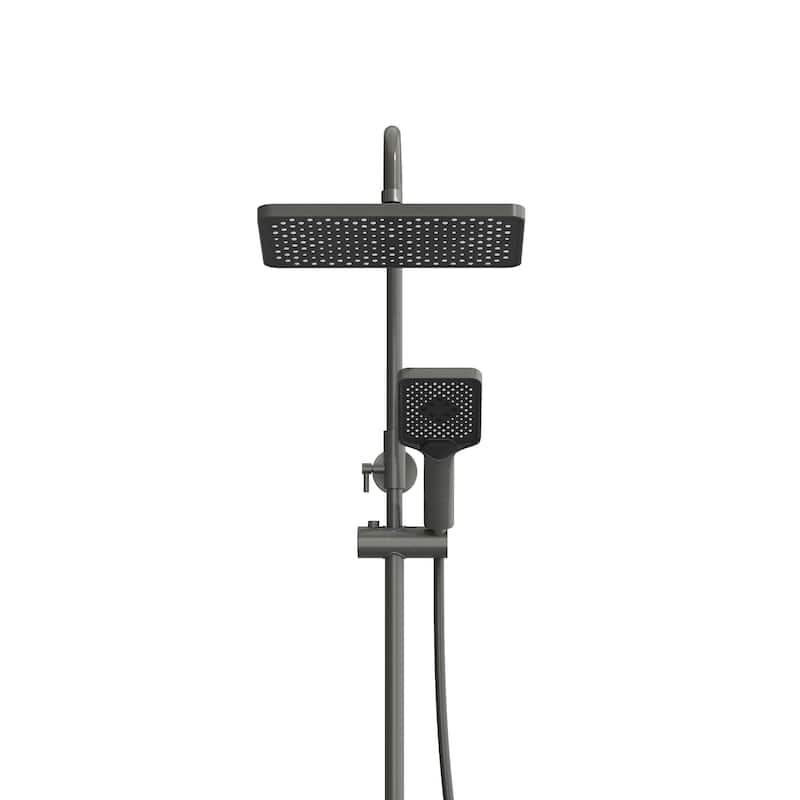 46.7"H Elegant Shower Upgrade Concealed Spout Independent Control