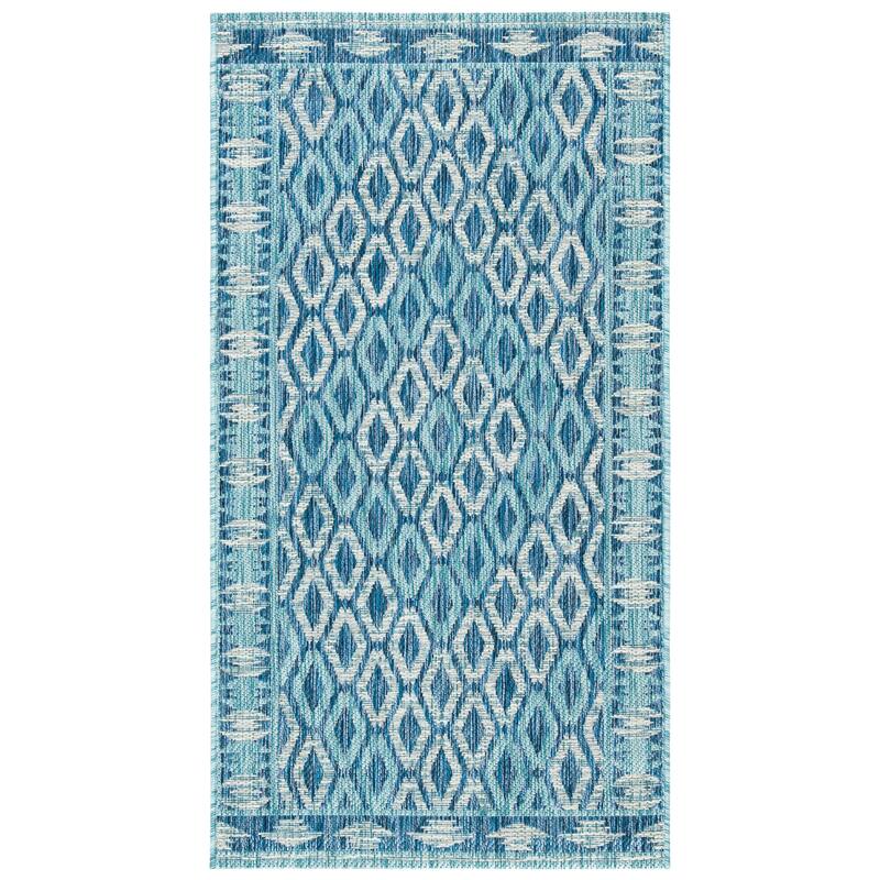 SAFAVIEH Courtyard Hannchen Indoor/ Outdoor Waterproof Patio Backyard Rug