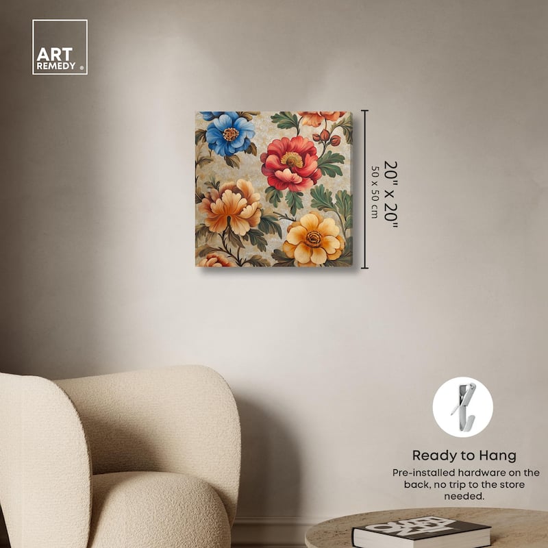 Golden Gardenia I Canvas by Art Remedy, Gallery Wrapped