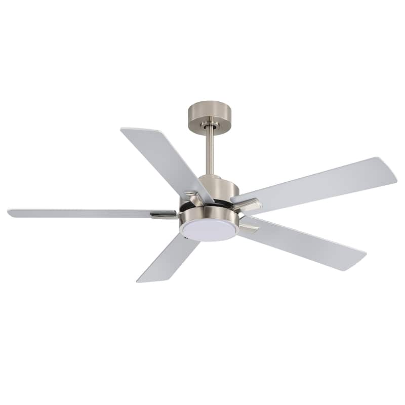 52 inch 5 Blade LED Ceiling Fan with Remote and Light Kit