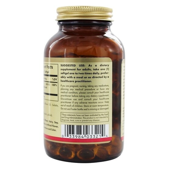 Solgar Vitamin D3 Cholecalciferol 400 Iu Softgels 250