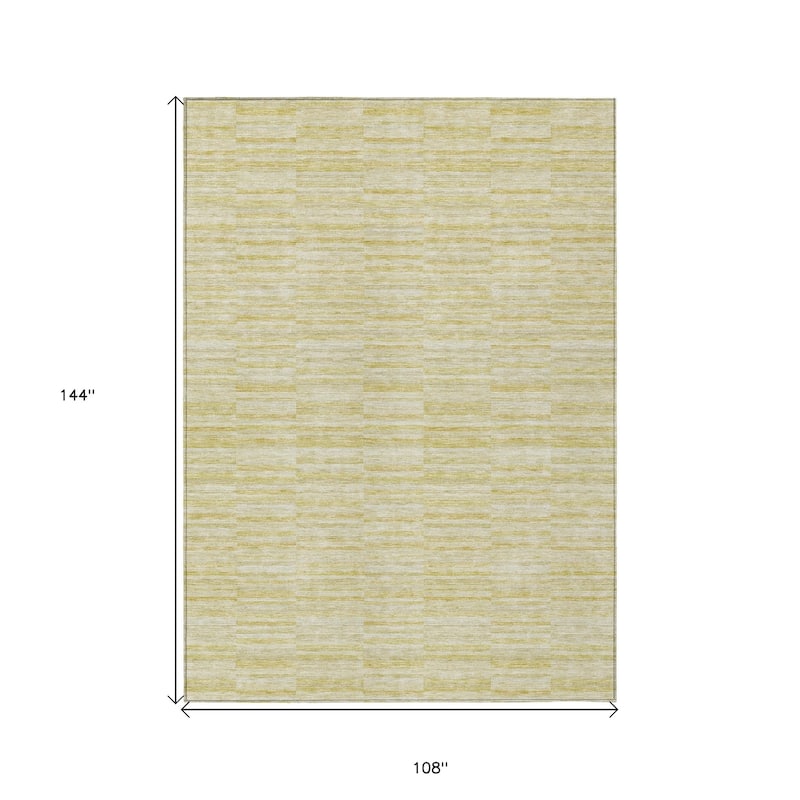 HomeRoots Striped Transitional Rectangle Outdoor Rug