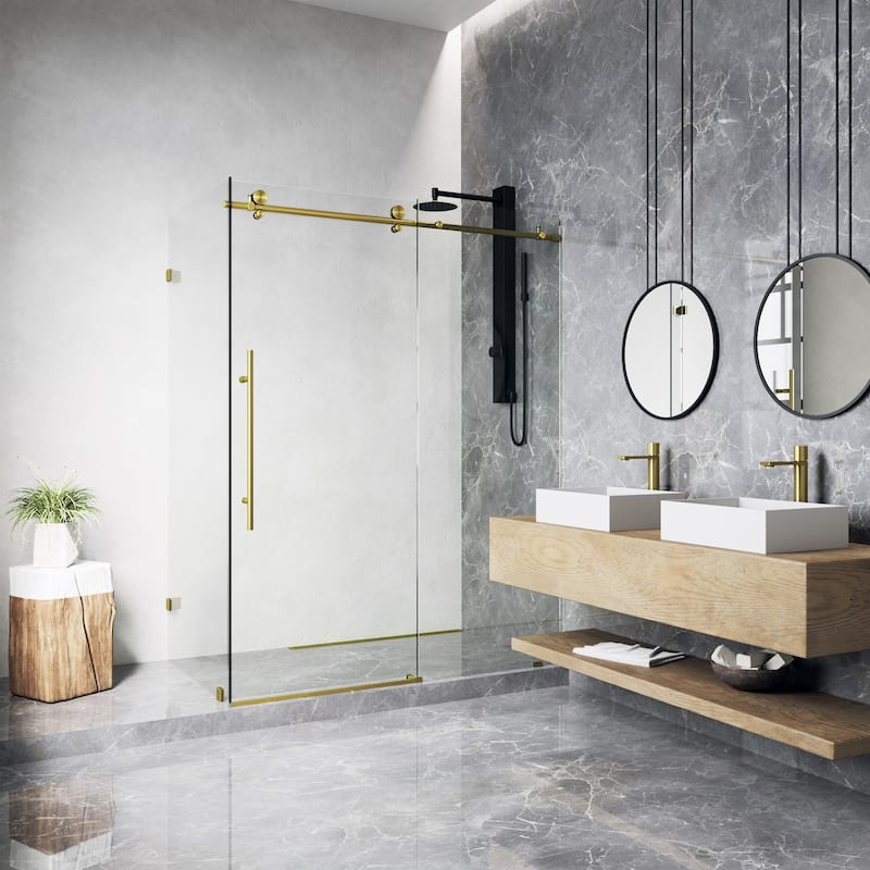 VIGO Elan E-Class Frameless Sliding Shower Enclosure