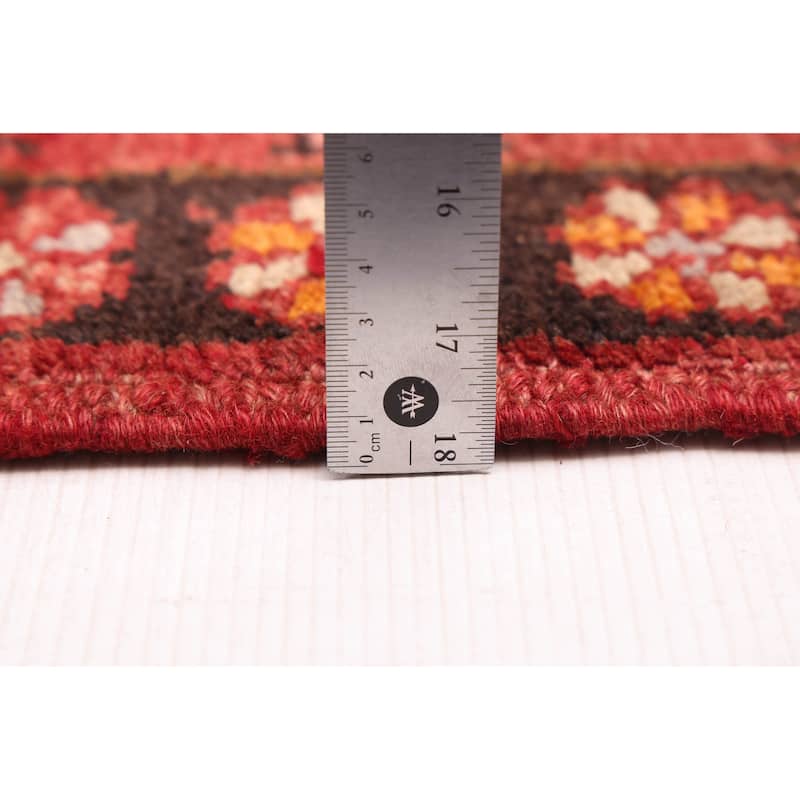 ECARPETGALLERY Hand-knotted Konya Anatolian Red Wool Rug - 3'11 x 13'3