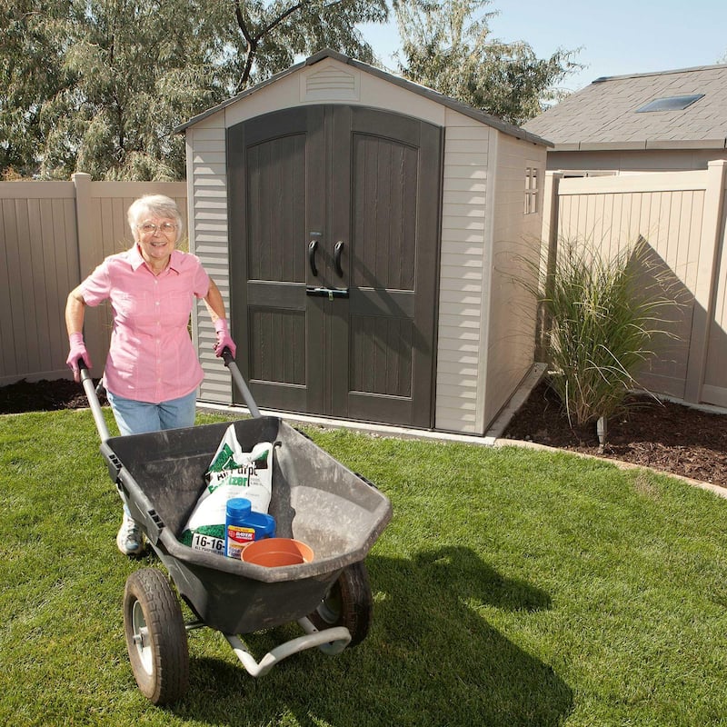 Lifetime 7 ft. x 7 ft. Deluxe Storage Shed