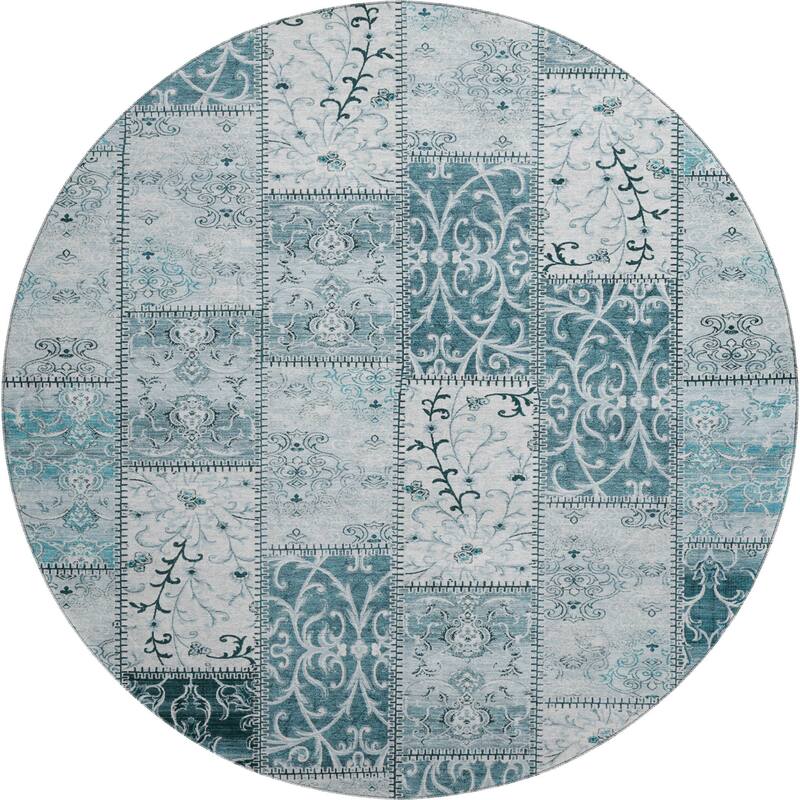 Premium Washable Super Soft Moroccan Boho Patchwork Mayfield Rug