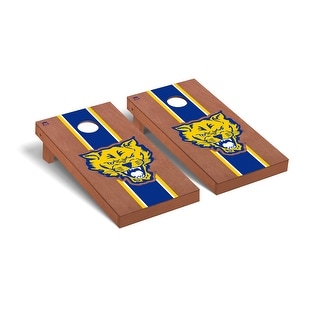 Fort Valley State FVSU Wildcats Rosewood Cornhole Board Set