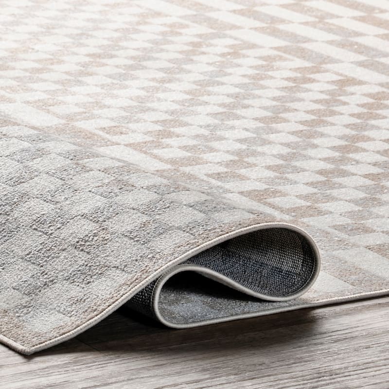 Nuloom Nikita SpinClean Faded Geometric Machine Washable Area Rug
