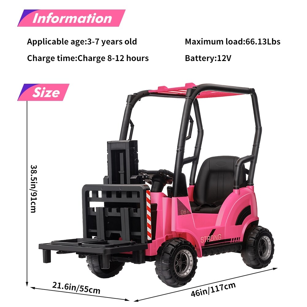 Childrens ride on forklift hotsell truck