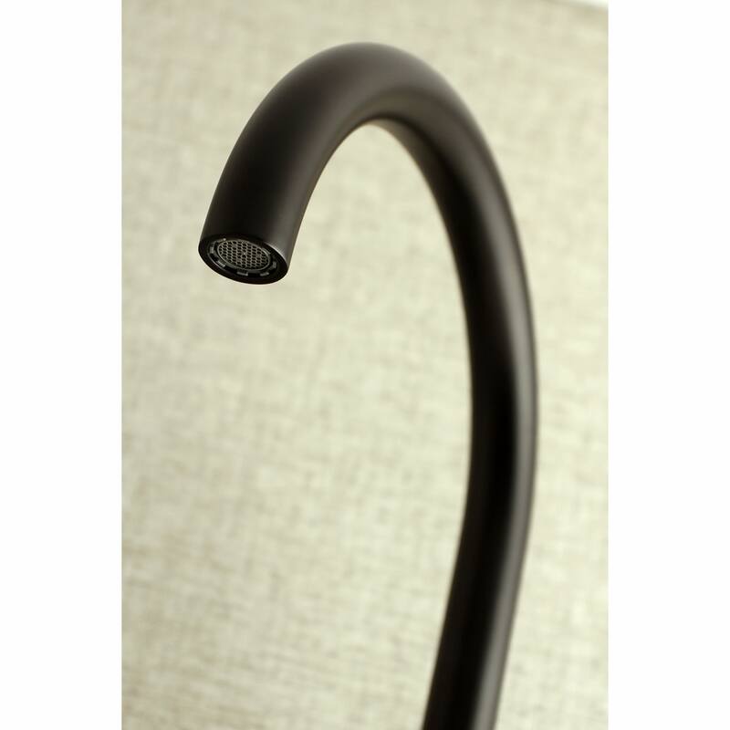 Kingston Brass Concord 8 in. Adjustable Center Wall Mount Kitchen Faucet