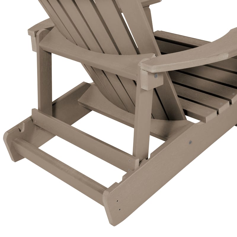 HIGHWOOD King-Size Folding and Reclining Adirondack Chair