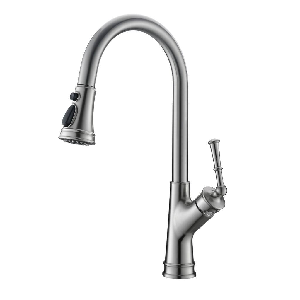 Topcraft High-arc Stainless Steel kitchen Sink Faucet