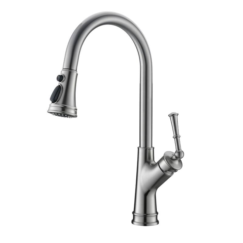 Topcraft High-arc Stainless Steel kitchen Sink Faucet