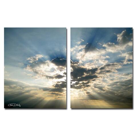Ready2HangArt 'Cloud Escape I' 2-Piece Wrapped Canvas Wall Art Set