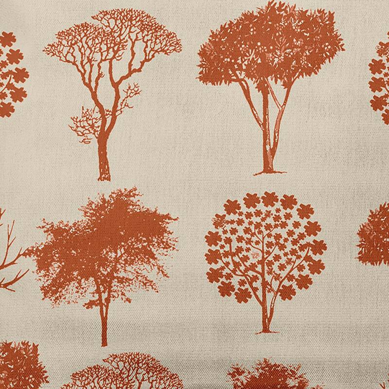 Field of Trees Decorative Throw Pillow