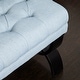 preview thumbnail 29 of 63, Scarlette Tufted Fabric Ottoman Bench by Christopher Knight Home - 41.00" L x 17.25" W x 16.75" H