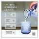 preview thumbnail 2 of 6, Elle Decor Bedside Night Water Carafe Glass Pitcher and Cup - 30 Oz