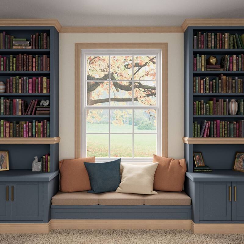 WM217: 9/16-in D x 5-1/4-in W x 96-in L Americraft Solid Hardwood Stain Grade Base Moulding