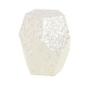 preview thumbnail 2 of 17, Cream or Blue Multi Color Shell Coastal Contemporary Accent Side Table - 16 x 16 x 19