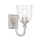 preview thumbnail 2 of 0, Minka Lavery 4001 Antonia 11" Tall Wall Sconce with Clear Glass Shade