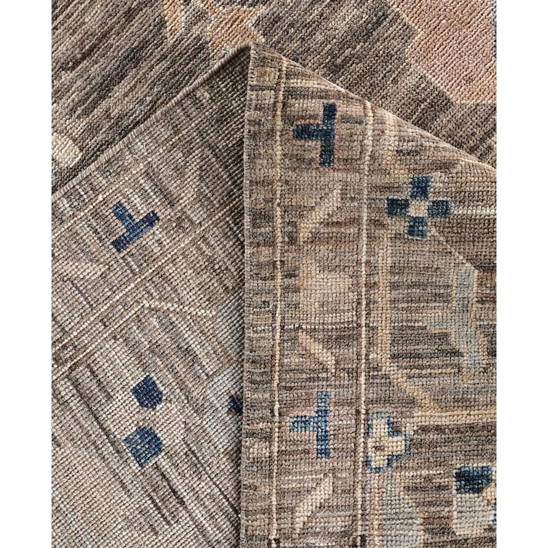 Oushak One-of-a-Kind Hand-Knotted Area Rug - Brown - 10' 2" x 13' 10"